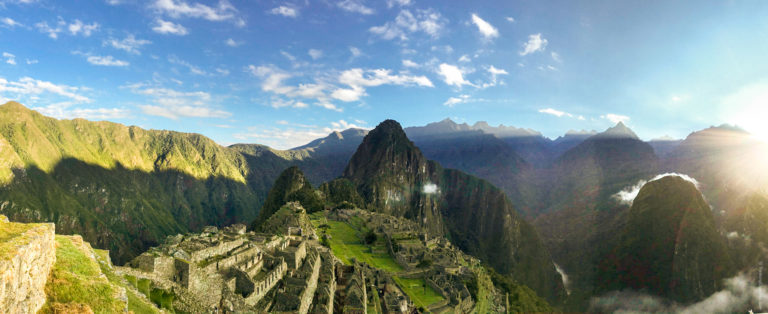Peru_Machu Picchu at Sunrise Panorama