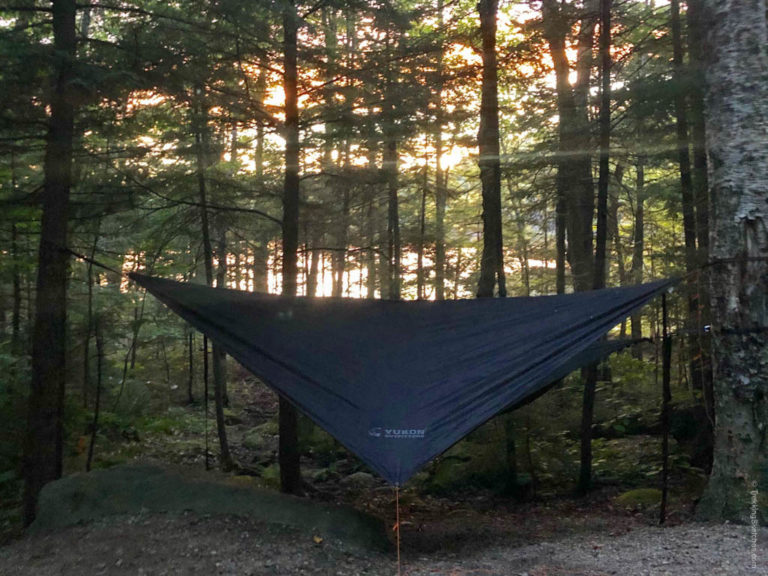 Owl's Head_Russell Pond Campground Hammock Setup