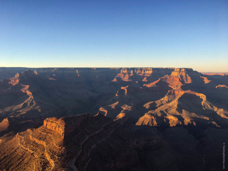 Grand Canyon_Sunset from Shoshone Point