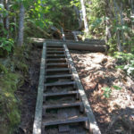 Ladders up Mount Flume