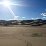 Flat Plain Before Sand Dunes