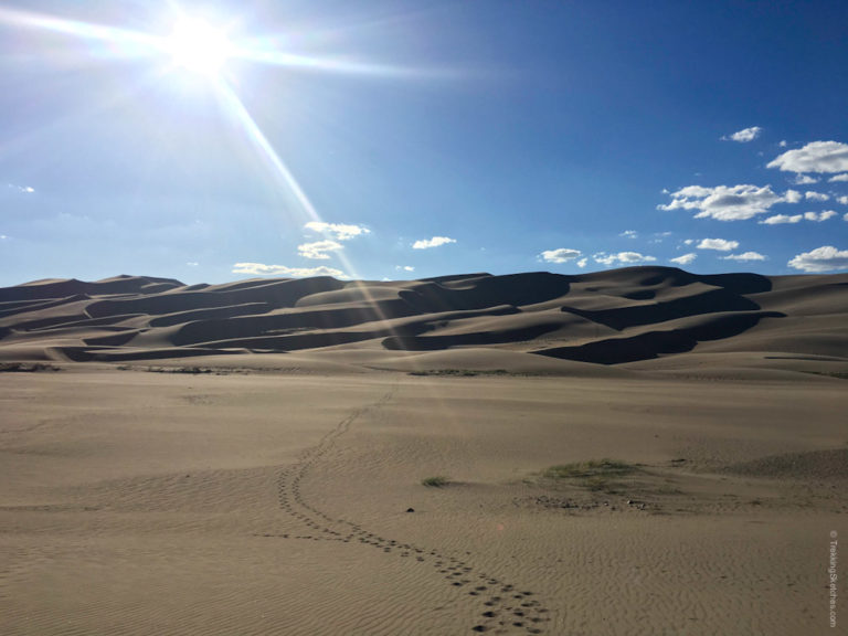 Flat Plain Before Sand Dunes