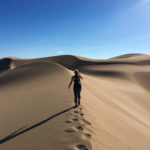 Walking a Dune Ridge - Great Sand Dunes National Park
