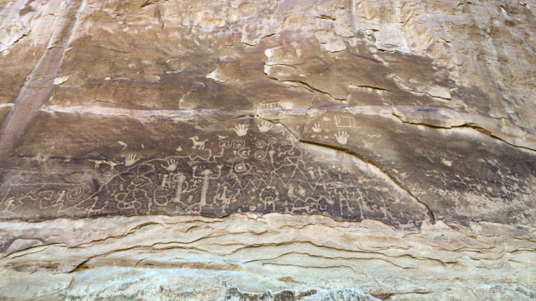 Petroglyphs at Mesa Verde