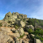 Rocky ascent to Mt. Lincoln