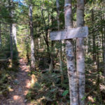 Jennings Peak trail sign