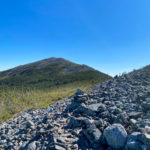 Rocky trail to Mt. Abraham