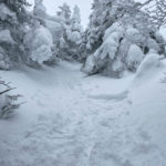Last steep stretch to Garfield