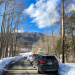 Parking area and Mt. Greylock