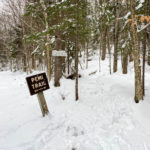 Sign for the Pemi Trail - last stretch back to the parking lot