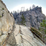 Rock platform atop Yosemite Falls