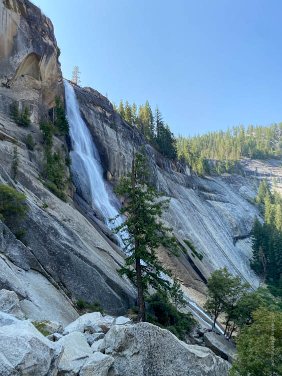 Nevada Falls from the switchbacks