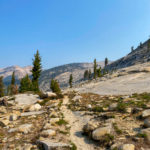 Trail climbing away from Emerald Lake